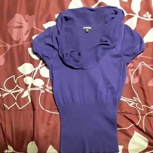 Express purple blouse